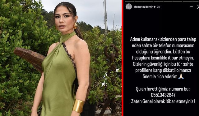 Demet Özdemir'in adı dolandırıcılık olaylarına karıştı, takipçilerini uyardı!