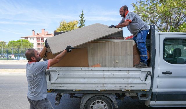 Gaziemir'de mobilya atıkları enerjiye dönüşüyor