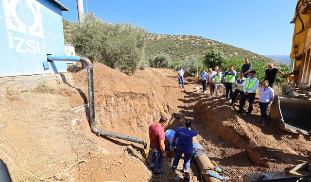 Selçuk'a yeni içme suyu hattı: Yüzde 35 daha fazla su sağlanacak