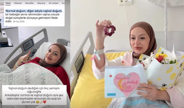 Fenomen Gizem Yıldız doğum yaptı: "Vajinal doğum" deyince tepki çekti