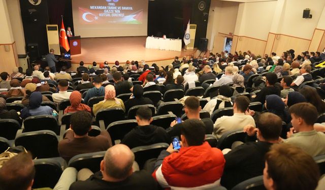 Gazze Soykırımı Ege Üniversitesi'nde ele alındı