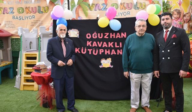 Miniklere büyük miras: Oğuzhan Kavaklı'nın dördüncü kütüphanesi açıldı
