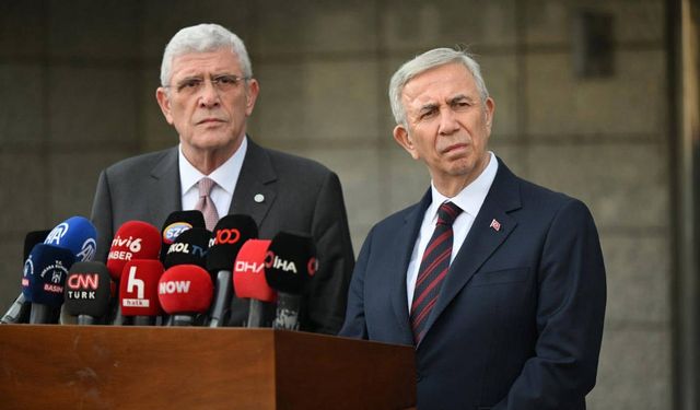 İYİ Parti Lideri Dervişoğlu, Mansur Yavaş'ı ziyaret etti