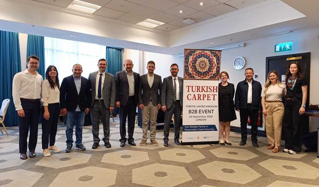 Türk halı ihracatçıları, İngiltere pazarında zirveyi hedefliyor