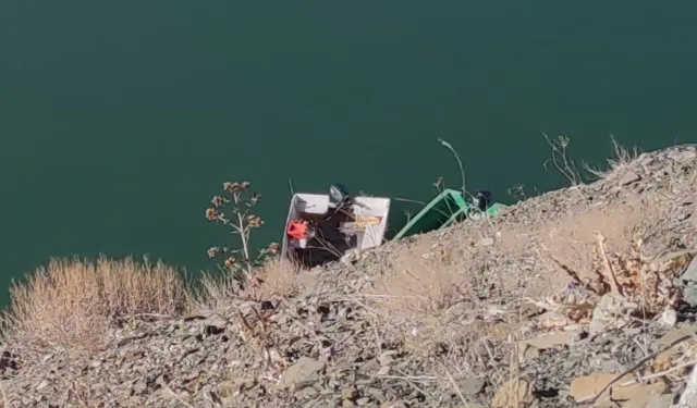 Baraja düşen araçtan 2 kişinin cesedi çıkarıldı