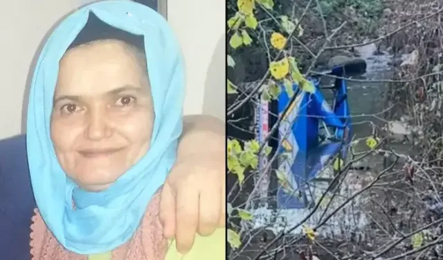 Dereye devrilen tarım aracı felakete yol açtı: 1 ölü, 1 ağır yaralı!