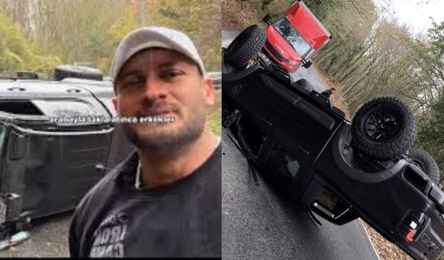 “Gökalaf” olarak tanınan vücut geliştirmeci Göktuğ Alaf kaza geçirdi