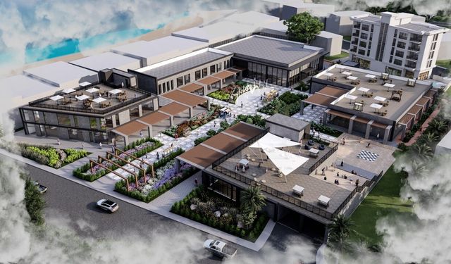 Kuşadası Yaşam, Kültür ve Spor Merkezi hızla yükseliyor