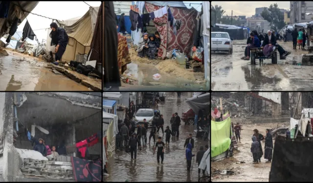 UNRWA’dan Gazze için kış uyarısı: Çadırlar sel altında!