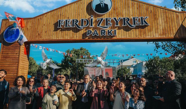 Didim'de Ferdi Zeyrek'in adı parkta yaşayacak