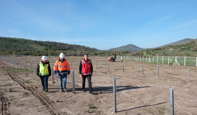 Dikili'ye enerji hamlesi: GES projesi tam gaz devam ediyor