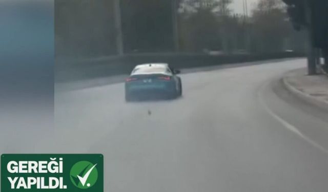 İzmir'de drift atan 2 sürücüye ağır ceza