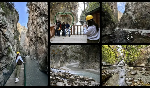 Saklıkent Kanyonu yarım milyonu aşan ziyaretçi sayısına ulaştı