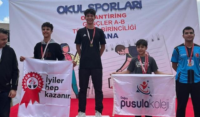 Aliağalı Eymen, Türkiye Oryantiring Şampiyonu oldu