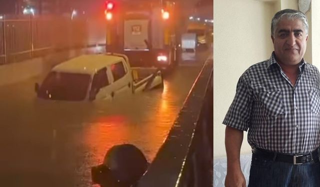 İzmir Torbalı'da su dolu alt geçitte ölen sürücü son yolculuğuna uğurlandı