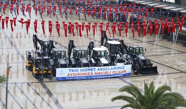 Aydın Büyükşehir’in araç filosuna 11 yeni takviye