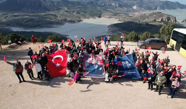 Aydın Büyükşehir'in trekking etkinliği doğaseverleri bir araya getirdi