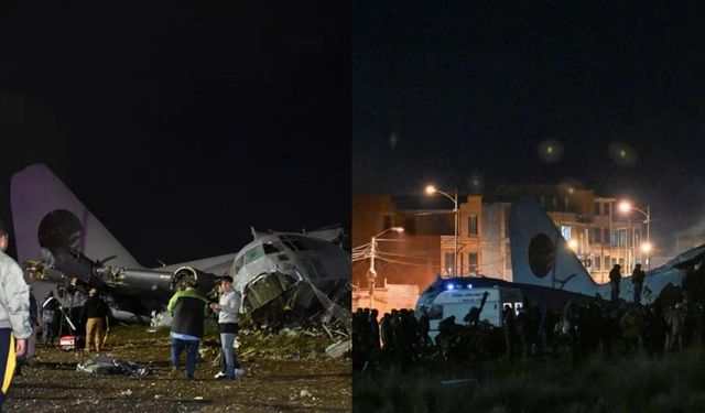 Bolivya'da para taşıyan askeri uçak düştü: 15 kişi hayatını kaybetti, 30'dan fazla kişi yaralı