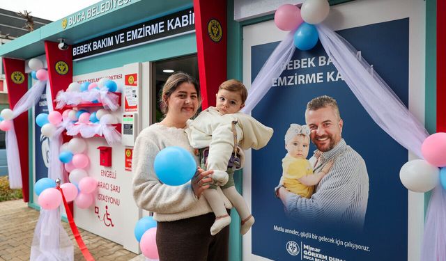 Buca Belediyesi bebek bakım ve emzirme kabini açtı