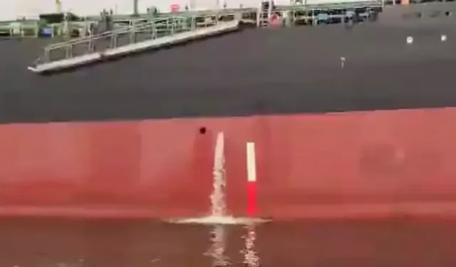 Denizi kirleten gemiye 17 milyon TL ceza!