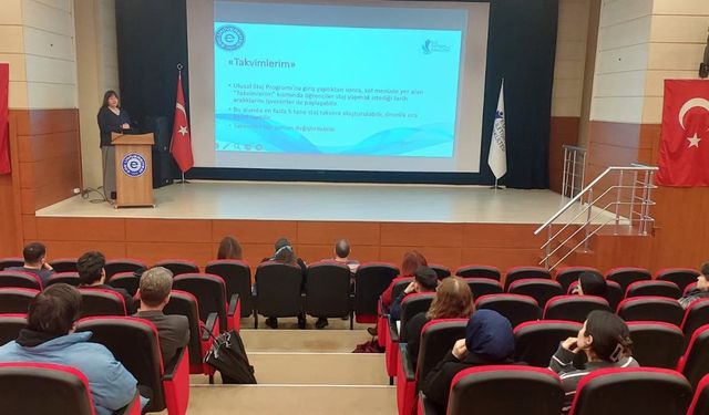 EÜ İletişim Fakültesi’nde "Ulusal Staj Programı" tanıtıldı