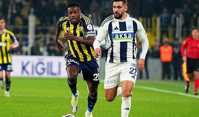 Fırsat kaçtı! Fenerbahçe zirve yarışında ağır darbe aldı