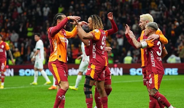 Galatasaray, Alanyaspor'u 3-1 mağlup etti
