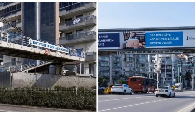 İzmir’de iki üstgeçide şehitlerin adı verildi