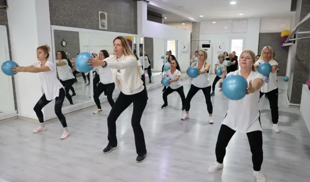 Konaklı kadınlar spor kurslarında buluşuyor