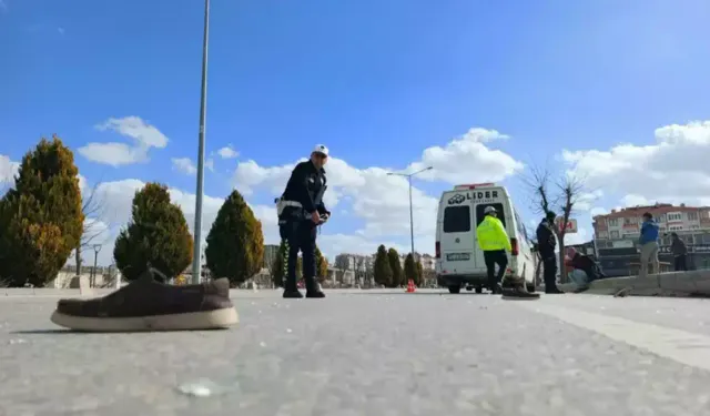 Minibüsün çarptığı taya 32 metre savruldu, hayatını kaybetti