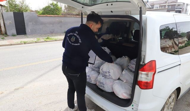Nazilli Belediyesi’nden Ramazan öncesi gıda desteği