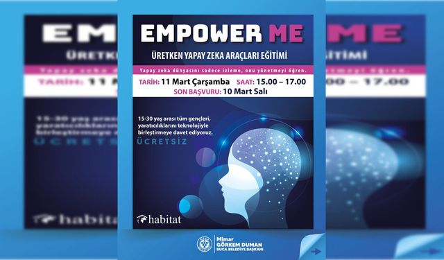 Buca’da gençler için ücretsiz yapay zekâ eğitimi başlıyor