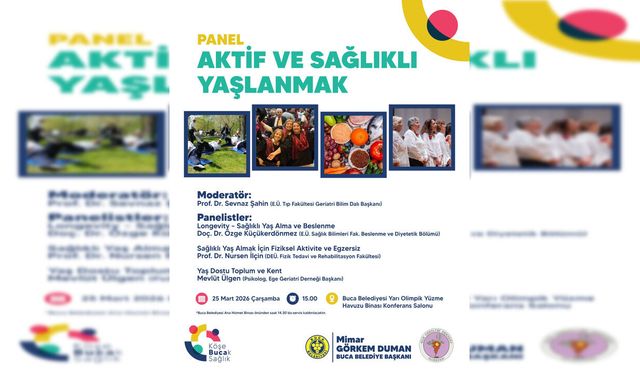 Buca’da "Sağlıklı Yaşlanma" paneli düzenleniyor