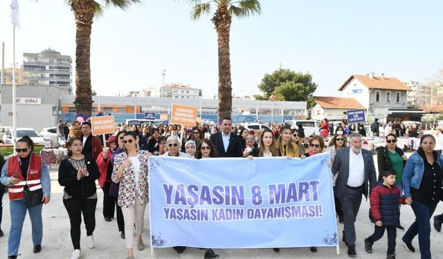 Çiğli’de 8 Mart etkinlikleri dayanışma mesajı verdi