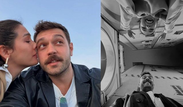 Aybüke Pusat ile Furkan Andıç Fransa'da aşka geldiler!