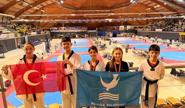 Hollanda’dan Aliağa’ya gümüş madalya