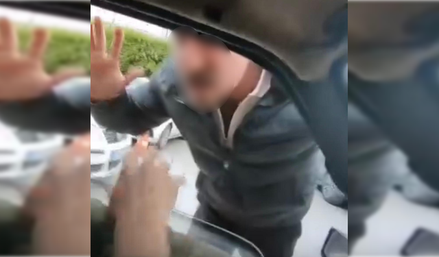 İzmir’de trafikte tartışma büyüdü: O anlar kamerada!