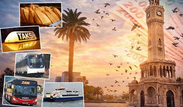 İzmirliler 1 Nisan'a zamlarla uyanacak