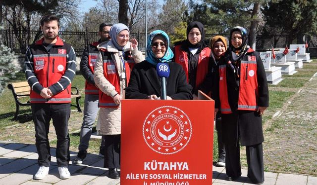 Kütahya’da şehitliklerde bakım ve onarım çalışması başlatıldı
