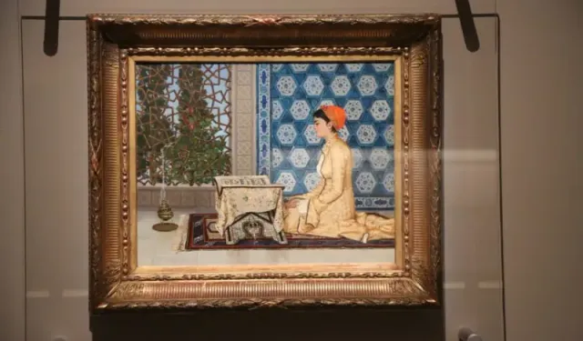 Osman Hamdi Bey’in “Cami Kapısında” tablosu 131 yıl sonra satışa çıkıyor