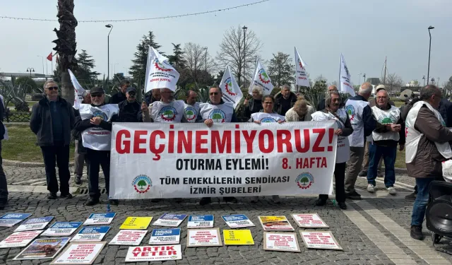 İzmir'de emeklilerden bayram öncesi geçim sıkıntısı isyanı