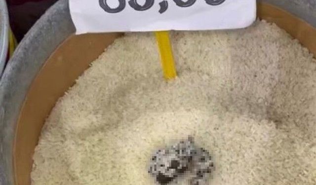 Açıkta satılan pirinçte yabancı madde iddiası: İşletmeye ağır ceza!