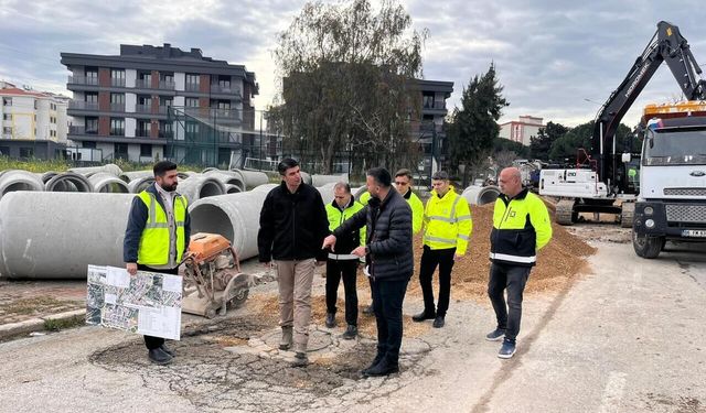 Aliağa’da yağmur suyu hattı yatırımı başladı: Taşkın riski ortadan kalkacak