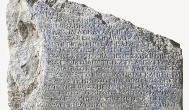 Amos Antik Kenti’nden 2 bin 200 yıllık kira sözleşmesi bulundu