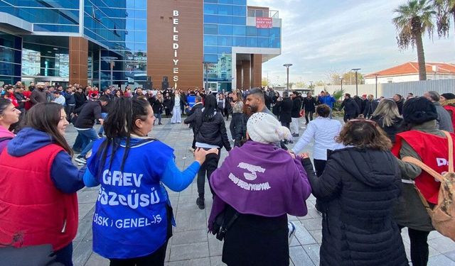 Bayraklı’da TİS gerilimi büyüyor: “Hakkımızı alana kadar sürecek”