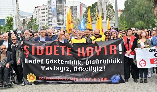 Bornova okul saldırılarına karşı tek ses: “Artık yeter!”