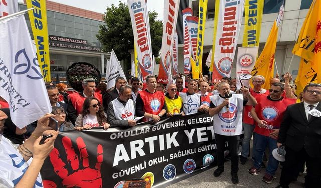 ‘Can kaygısıyla okula gidiyoruz’