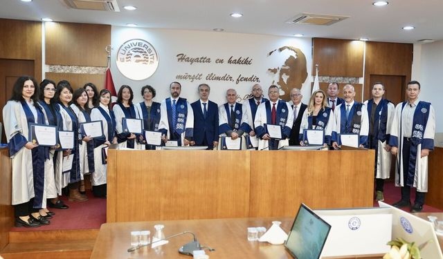 Ege Üniversitesi'nde akademik gurur günü