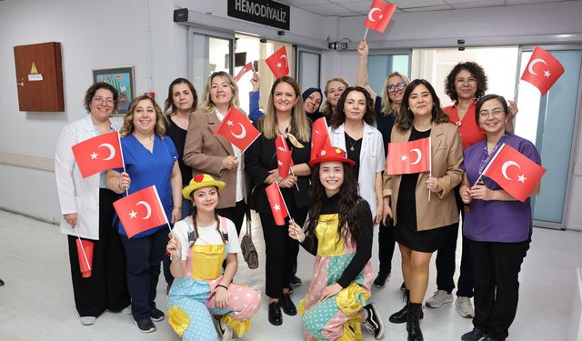 EÜ Çocuk Diyaliz Ünitesi’nde 23 Nisan etkinliği