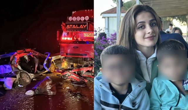 Genç kadından acı haber! Çocuklarını korumak isterken feci kazada yaşamını yitirdi